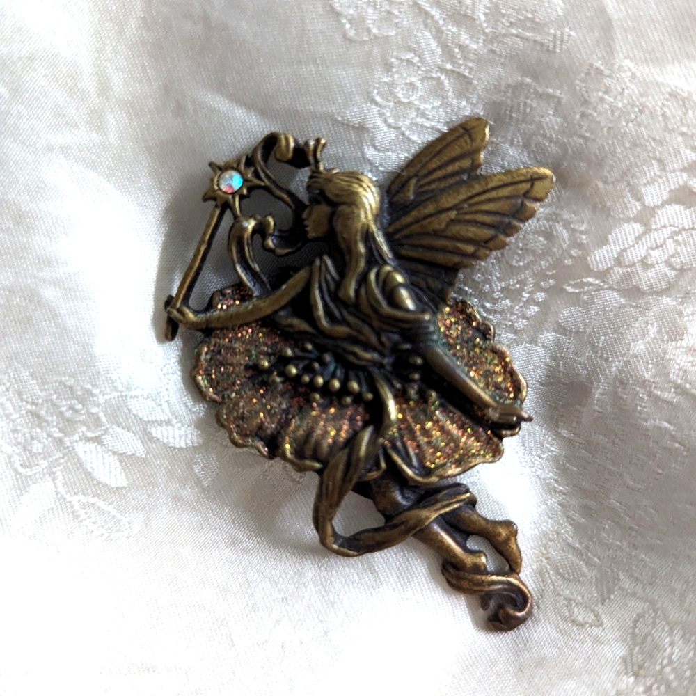 Vintage Fairy Brooch